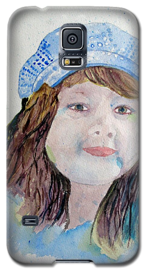 Sarah Galaxy S5 Case featuring the painting Sarah #4 by Sandy McIntire