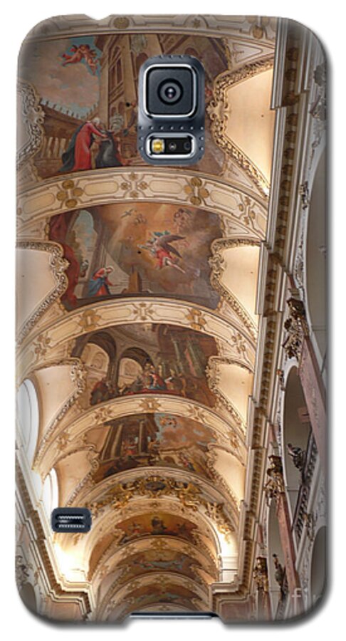 Prague Galaxy S5 Case featuring the photograph St. Nicholas Church #2 by Deborah Smolinske