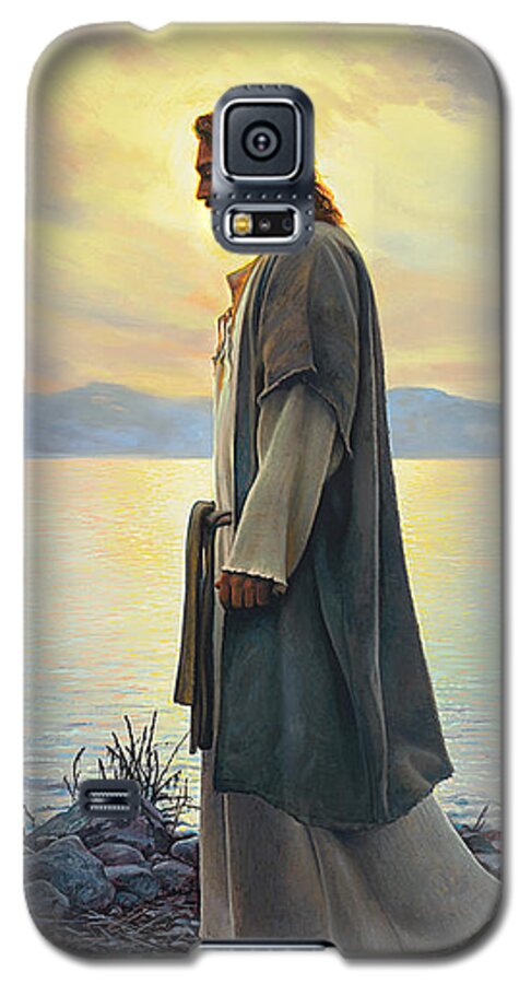 Jesus Galaxy S5 Case featuring the painting Walk with Me #3 by Greg Olsen