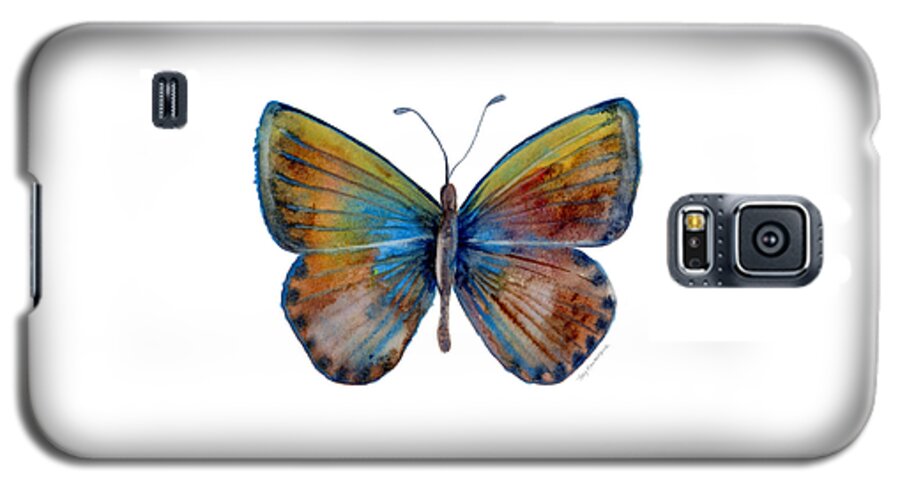 Clue Galaxy S5 Case featuring the painting 22 Clue Butterfly by Amy Kirkpatrick