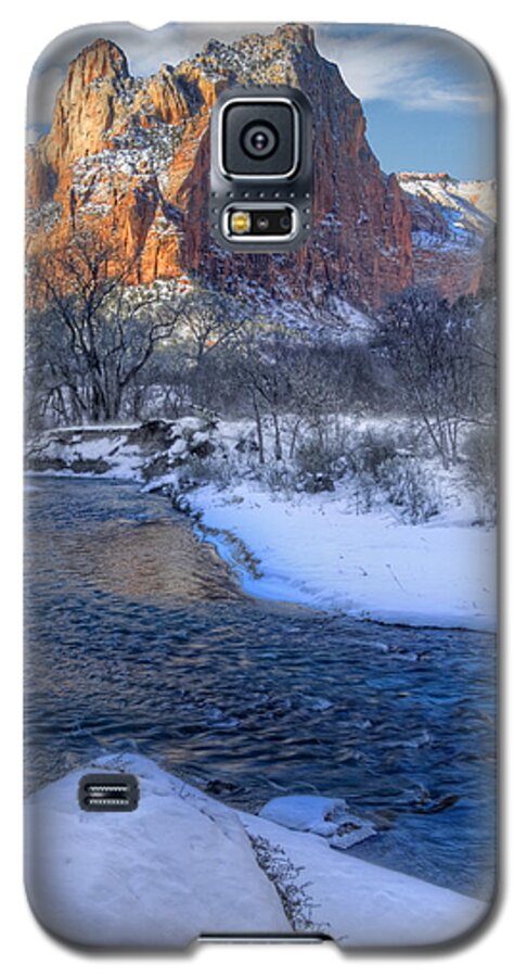 Zion National Park Galaxy S5 Case featuring the photograph Zion National Park Utah #22 by Douglas Pulsipher
