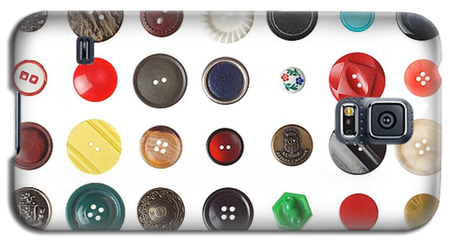 Buttons Galaxy S5 Case featuring the photograph 49 Buttons by Jim Hughes