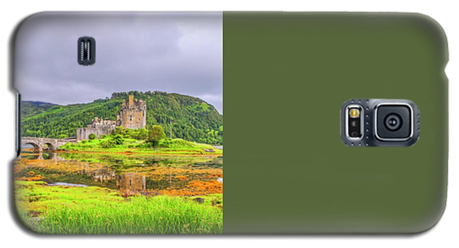 Ancient Galaxy S5 Case featuring the photograph Famous Eilean Donan castle, Scotland by Patricia Hofmeester