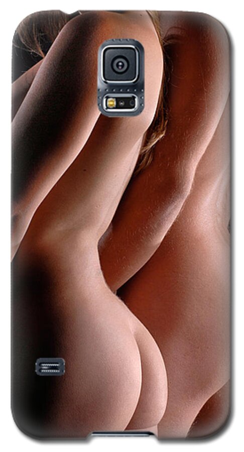 Two Galaxy S5 Case featuring the photograph 7977 Foxy and Her Submissive by Chris Maher