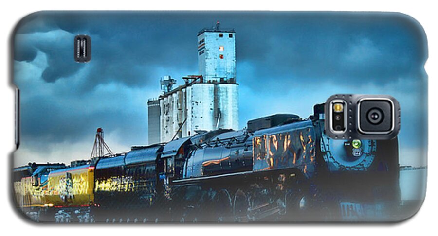 844 Galaxy S5 Case featuring the photograph 844 Night Train by Sylvia Thornton