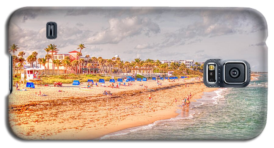 Beach Galaxy S5 Case featuring the photograph A Day at the Beach by Jody Lane