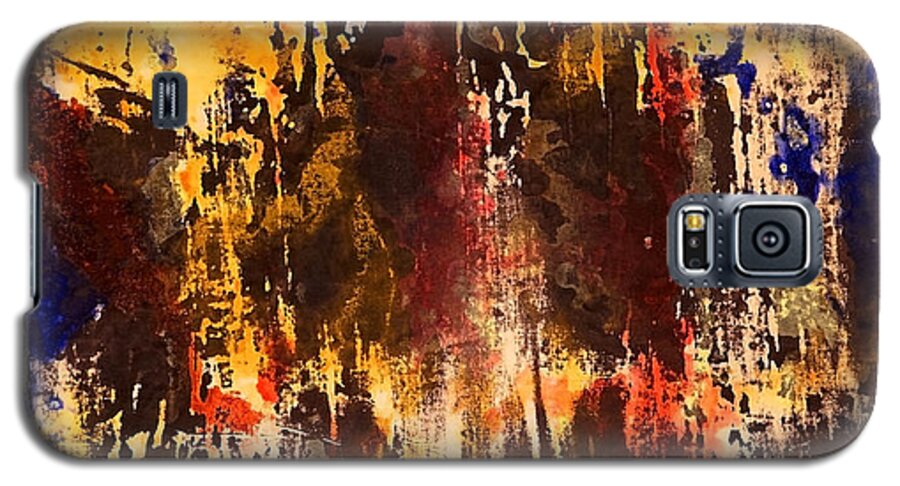River Galaxy S5 Case featuring the painting A River's Edge by Giorgio Tuscani