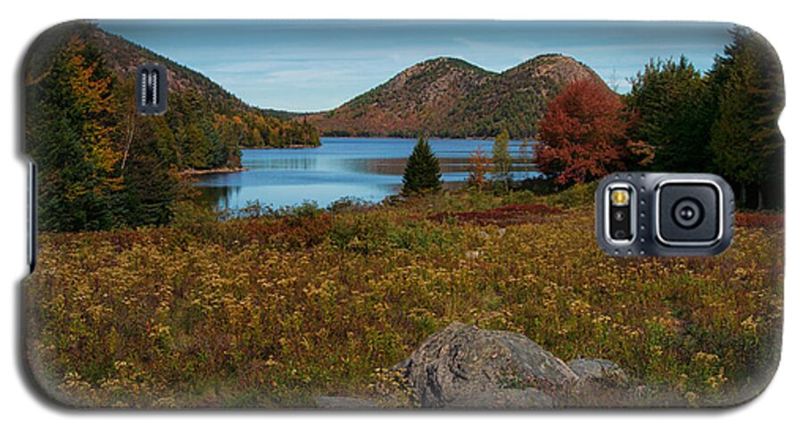 Acadia Galaxy S5 Case featuring the photograph A View of Jordan Pond by Darylann Leonard Photography