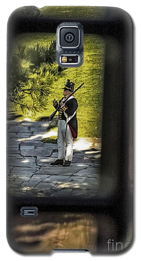 Window Galaxy S5 Case featuring the photograph A window back in time by Jim Lepard