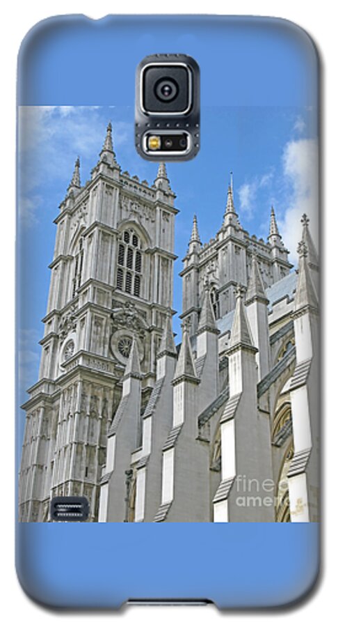 London Galaxy S5 Case featuring the photograph Abbey Towers by Ann Horn