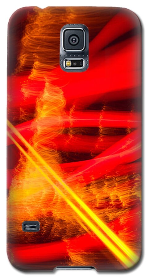 Photographic Light Painting Galaxy S5 Case featuring the photograph Abstract 18 by Steve DaPonte