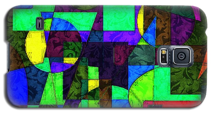 Abstract Galaxy S5 Case featuring the digital art Abstract 4D by Timothy Bulone