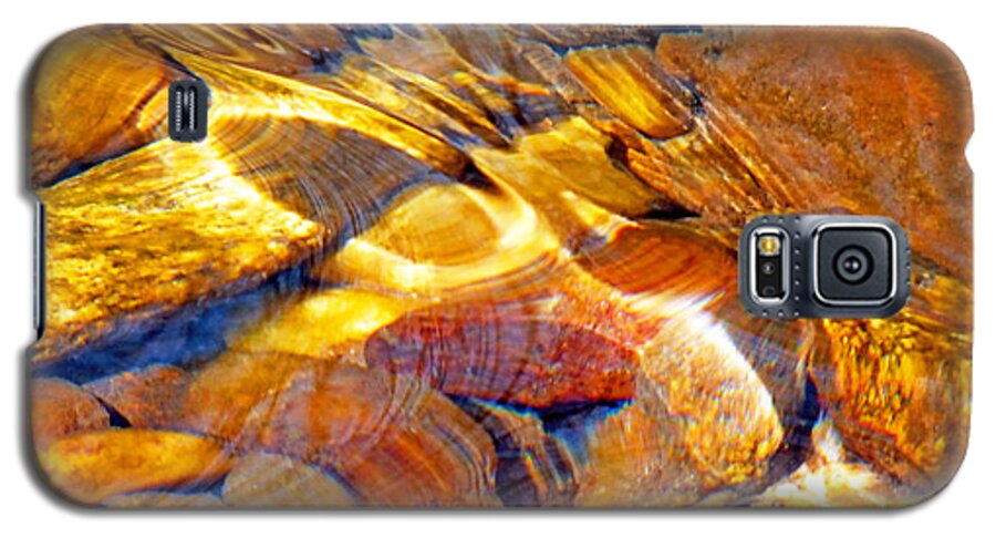 Duane Mccullough Galaxy S5 Case featuring the photograph Abstract Creek Water 4 by Duane McCullough