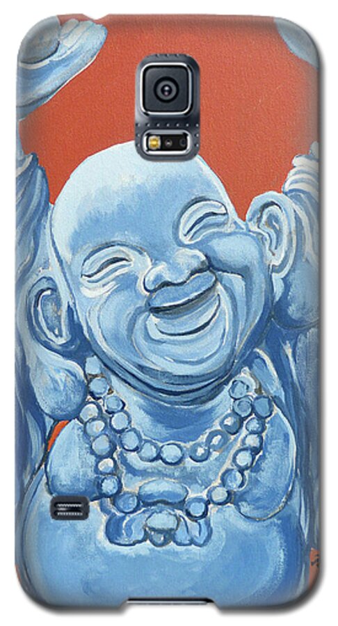 Buddha Galaxy S5 Case featuring the painting Abundance by Tom Roderick