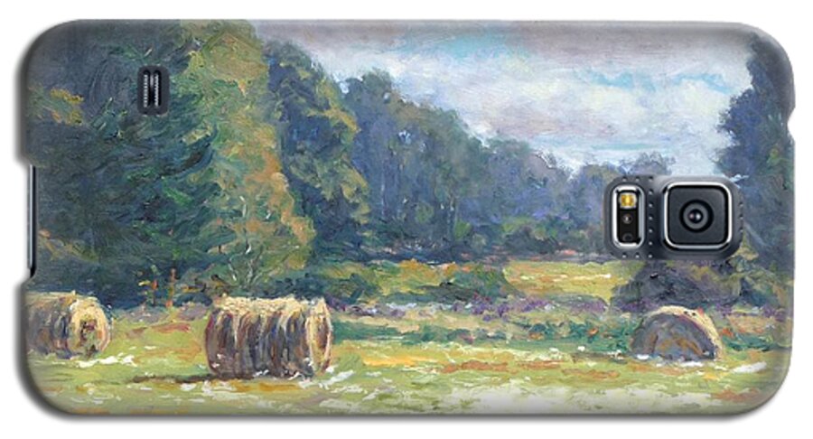 Impressionism Galaxy S5 Case featuring the painting Across the Fields by Michael Camp