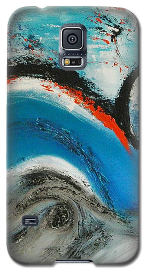 Abstract Galaxy S5 Case featuring the painting Ad Victoriam by Dan Campbell