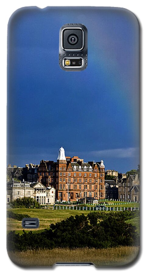 Club House Galaxy S5 Case featuring the photograph After the Storm at St. Andrews Golf Old Course Scotland by Sally Ross
