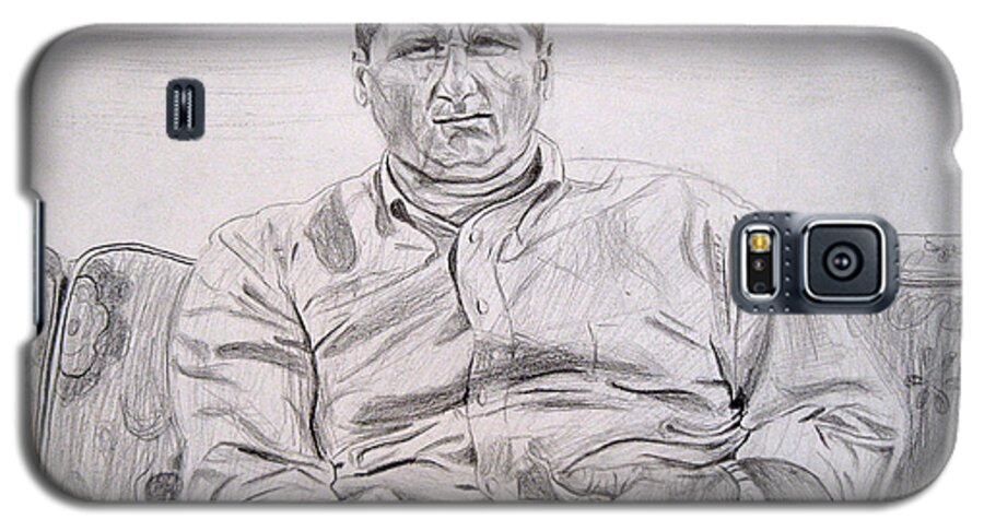 Al Bundy Galaxy S5 Case featuring the drawing Al Bundy - Happy Fathers Day by Michael Morgan