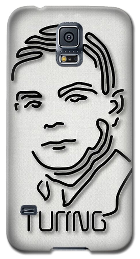 1900s Galaxy S5 Case featuring the photograph Alan Turing by Ramon Andrade 3dciencia