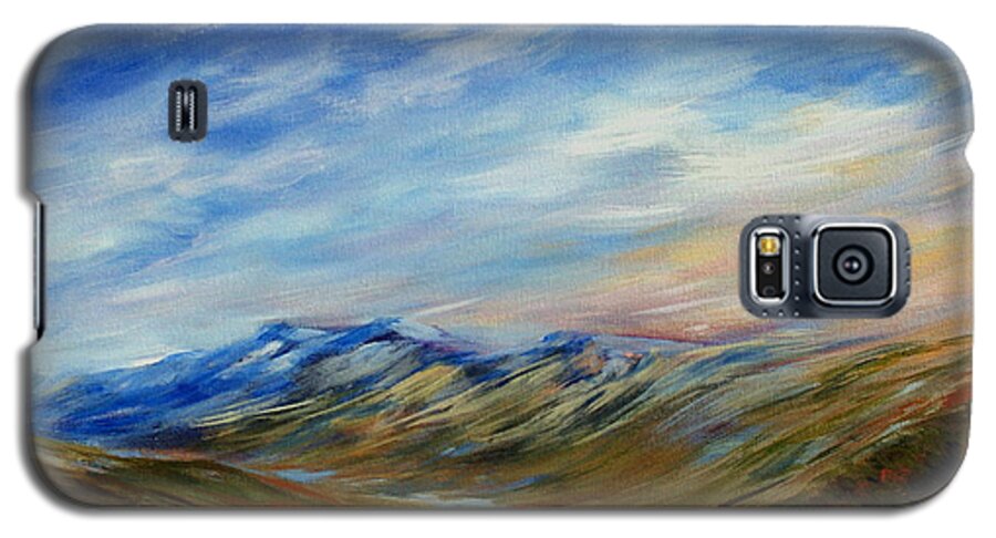 Alberta Moment Galaxy S5 Case featuring the painting Alberta Moment by Jo Smoley