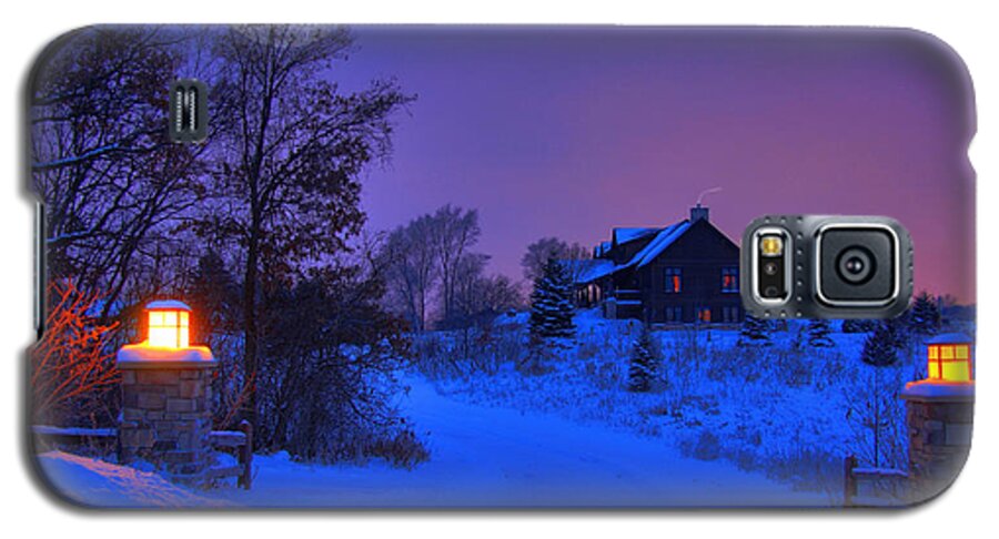 Christmas Card Galaxy S5 Case featuring the photograph All is Calm by Wayne Moran