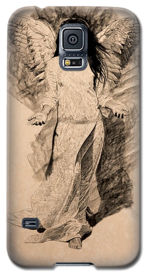 Whelan Art Galaxy S5 Case featuring the drawing Always by Patrick Whelan