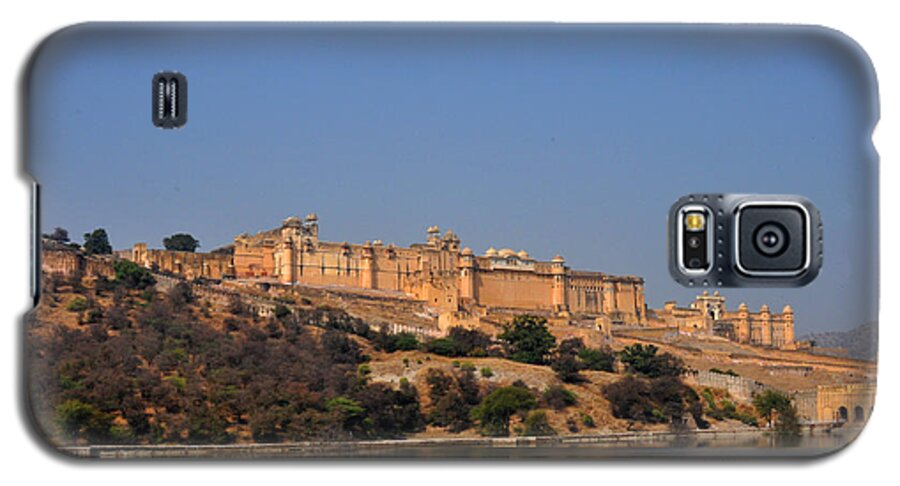 Amber Fort Galaxy S5 Case featuring the photograph Amber Fort Jaipur Rajasthan India by Diane Lent
