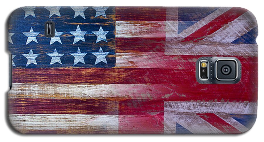 American Galaxy S5 Case featuring the photograph American British Flag by Garry Gay