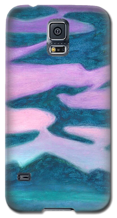 Landscape Galaxy S5 Case featuring the painting Animal Drams in Flight by Carrie MaKenna
