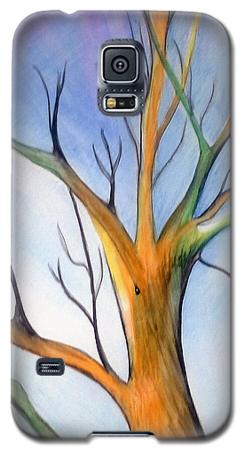 Tree Galaxy S5 Case featuring the painting Another tree watercolor by Loretta Nash