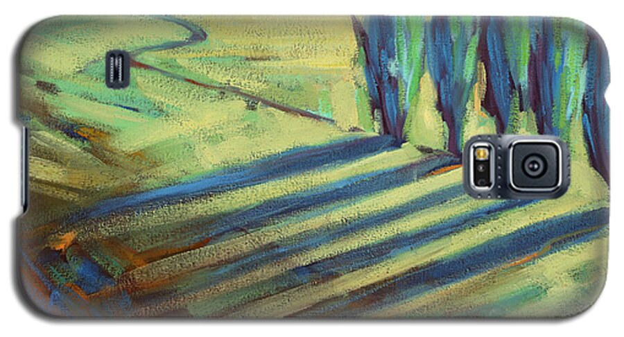 California Galaxy S5 Case featuring the painting Aqua by Konnie Kim
