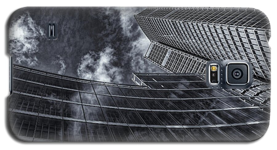Silverefexpro Galaxy S5 Case featuring the photograph Architectural view with clouds by Roberto Pagani