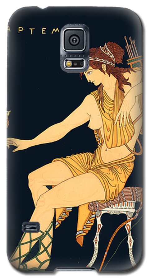 Artemis Galaxy S5 Case featuring the painting Artemis by Troy Caperton