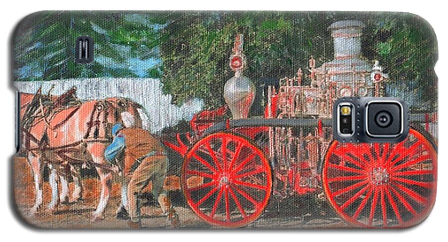 Horses Galaxy S5 Case featuring the painting Ashland No.1 by Cliff Wilson