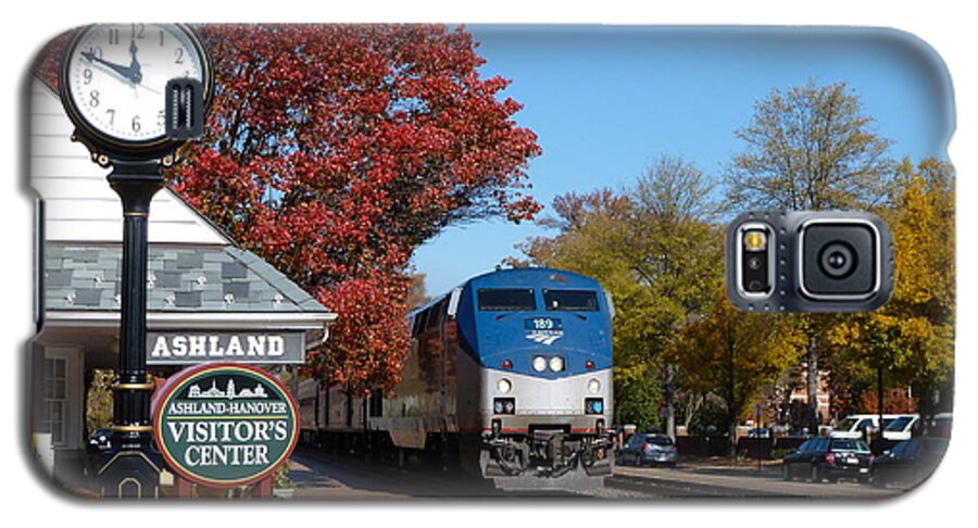 Town Galaxy S5 Case featuring the photograph Ashland Train Depot by Jean Wright