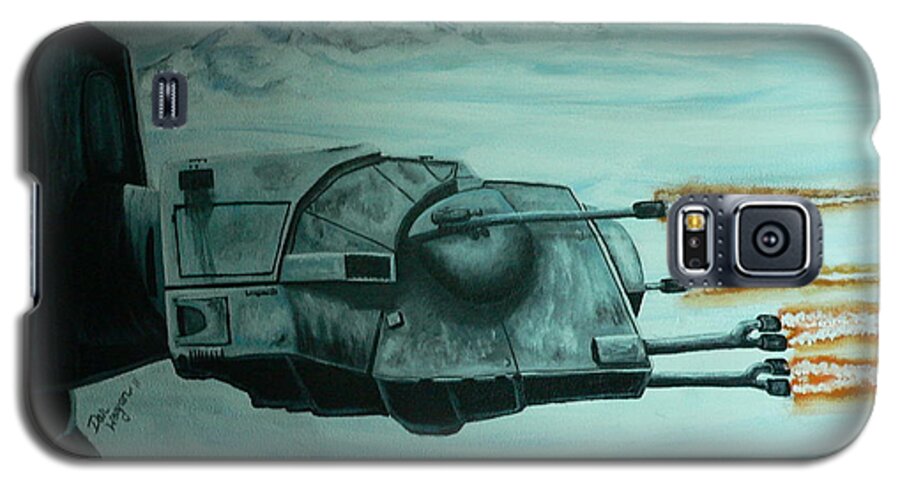 At-at Galaxy S5 Case featuring the painting At-At by Dan Wagner