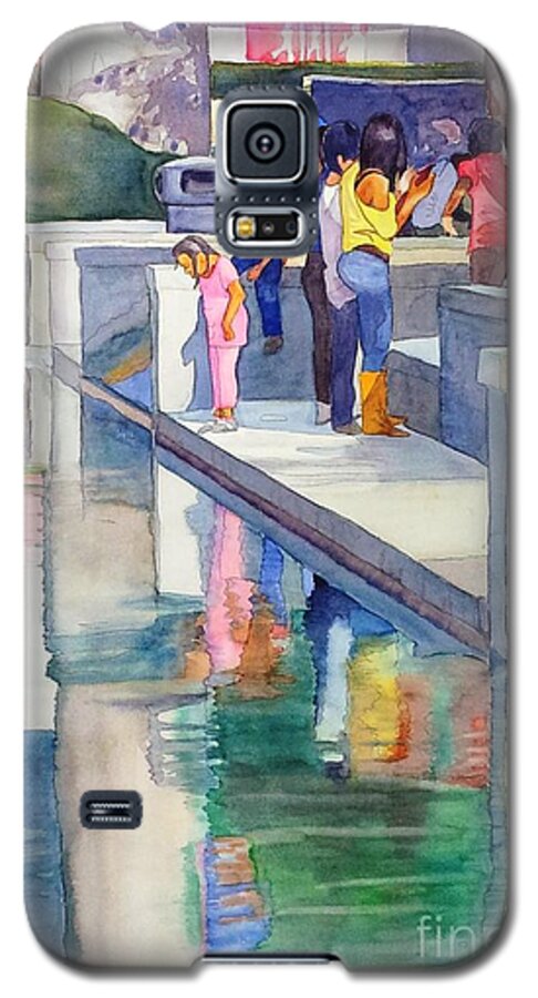 Atlanta Galaxy S5 Case featuring the painting Atlanta Kids by Yolanda Koh