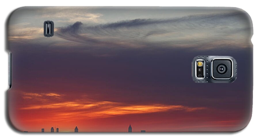 Atlanta Galaxy S5 Case featuring the photograph Atlanta Skyline Stone Mountain by Jennifer Ludlum