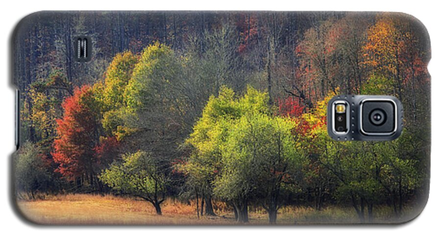 Autumn Field Galaxy S5 Case featuring the photograph Autumn Field by Jill Lang