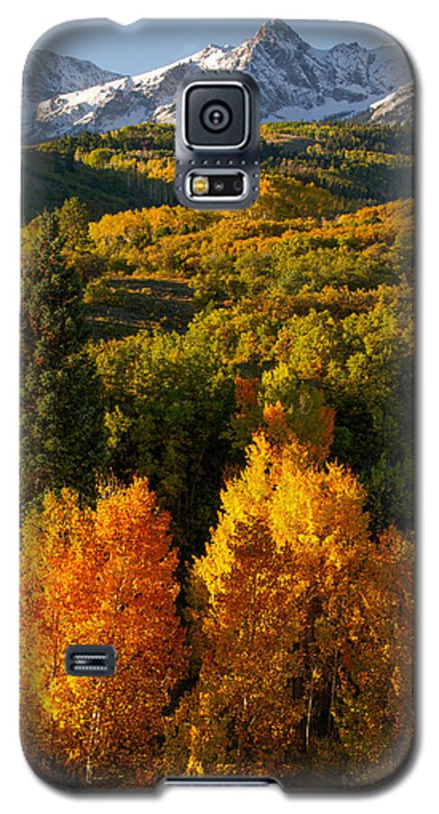 Autumn Galaxy S5 Case featuring the photograph Autumn Light by Aaron Spong