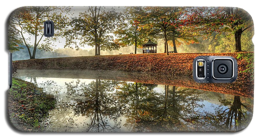Autumn Galaxy S5 Case featuring the photograph Autumn Morning by Jaki Miller