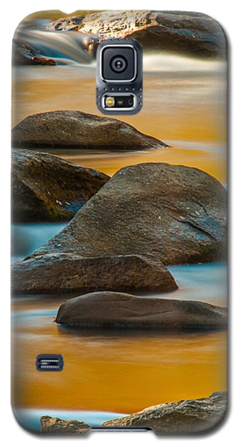 Autumn Galaxy S5 Case featuring the photograph Autumn Stream by Joye Ardyn Durham