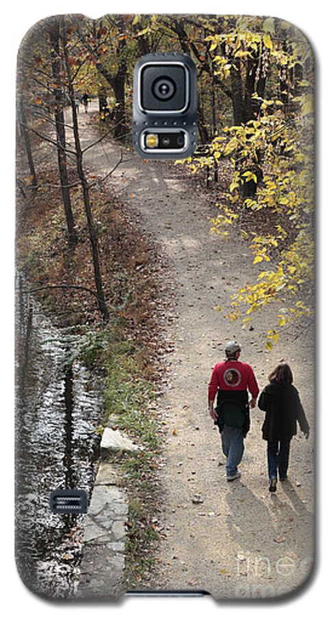 Canal Galaxy S5 Case featuring the photograph Autumn Walk on the C and O Canal Towpath by William Kuta