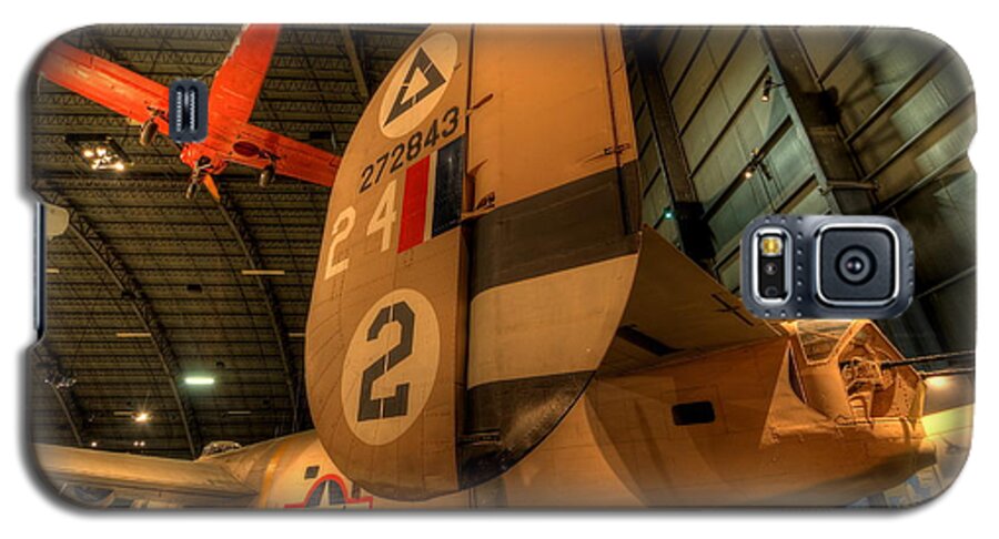 B-24 Galaxy S5 Case featuring the photograph B-24 Liberator Tail by David Dufresne