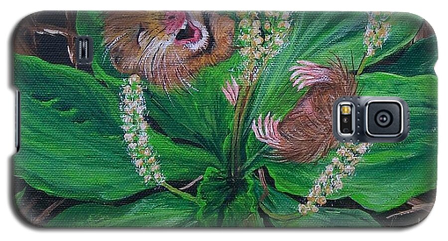  Kooky Galaxy S5 Case featuring the painting Baby  Molly by Sharon Duguay