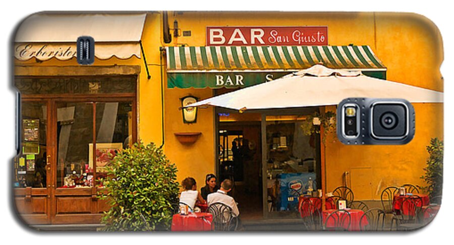 Lucca Galaxy S5 Case featuring the digital art Bar San Giusto by Mick Burkey