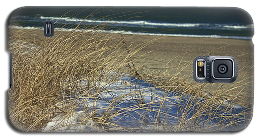 Beach Galaxy S5 Case featuring the photograph Beach Grass by Amazing Jules