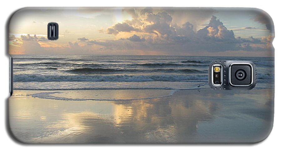 Landscape Galaxy S5 Case featuring the photograph Beautiful Beach Sunrise by Ellen Meakin