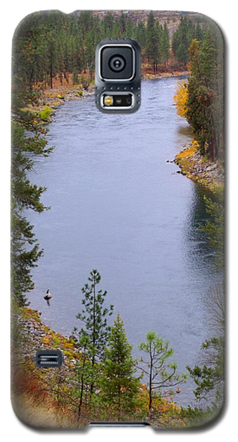 River Galaxy S5 Case featuring the photograph Bend in the River by Ben Upham III
