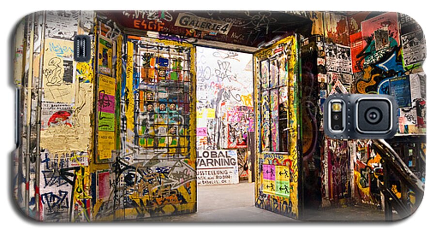 Architecture Galaxy S5 Case featuring the photograph BERLIN - The Kunsthaus Tacheles by Luciano Mortula